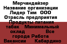 Мерчандайзер › Название организации ­ Лидер Тим, ООО › Отрасль предприятия ­ Продукты питания, табак › Минимальный оклад ­ 21 000 - Все города Работа » Вакансии   . Кабардино-Балкарская респ.,Нальчик г.